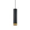Telbix Dakota Contemporary Pendant Hanging Lamp Light Aluminium Black Oak