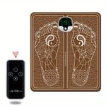 NNETM Rechargeable EMS Foot Massager with Intelligent Chip & Remote Control(Brown)