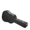 VEVOR 1100mm Gourd-Shaped Guitar Hard Case Black With Lock Latch Key Handle for Music