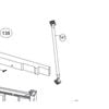 Dishwasher Water Inlet Hose 4055902045. Suits Westinghouse