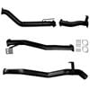 Ignite Exhausts Turbo Back For Toyota Landcruiser 76 Series Wagon 3" No Cat & Pipe Only Black Aluminised Steel