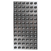 Duratac Tactile Hazard Stainless Steel Plate - 4 Pack
