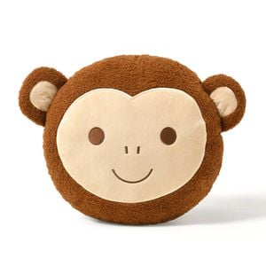 Jack & Ava Bongo the Monkey Boucle Fleece Cushion