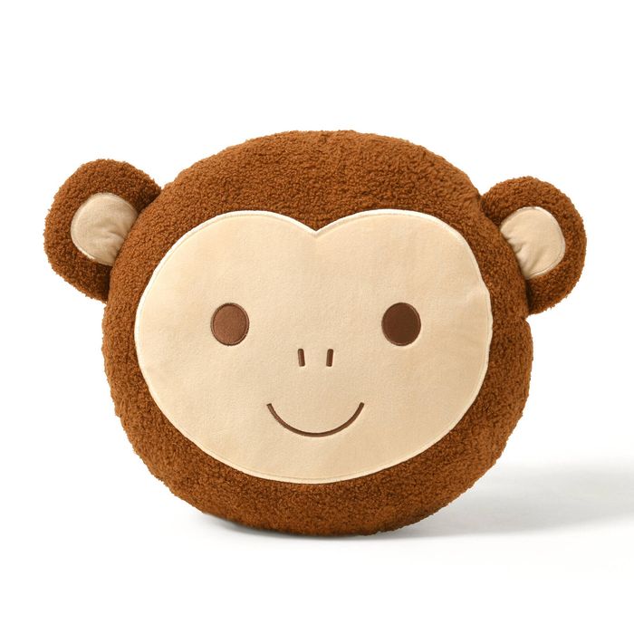 Jack & Ava Bongo the Monkey Boucle Fleece Cushion