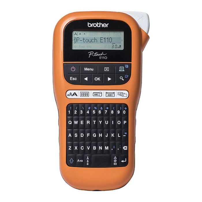 Brother Pt-e110vp Handheld Label Printer For Electrical And Datacom Installations