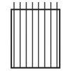 RapidFence 1200 x 900mm Black Garden Picket Gate
