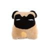 Huxford Grove Sheepskin Pet Pug Cushion Home Decorative Pillow 35x40cm Multi