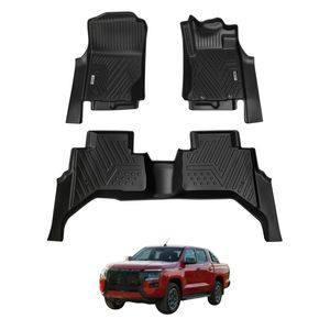 AUSGO 5D Car Floor Mats For Nissan Navara D27 Dual Cab 2026-Onwards All-Weather Floor Liners