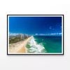 Surfers Paradise Beach Seashore  Print 100% Australian Made 90x60cm  (poster)