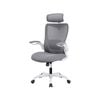 Maestro Furniture MONA Mesh Ergonomic High Back Flipped Armrest Task Computer Office Chair - Grey