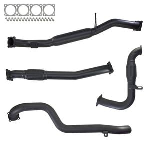Ignite Exhausts Turbo Back for Nissan GU Patrol 3L Leaf Spring Ute 3" Cat & Hotdog 409 Stainless Steel