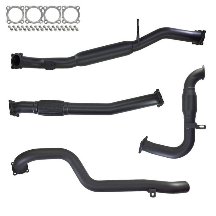 Ignite Exhausts Turbo Back for Nissan GU Patrol 3L Leaf Spring Ute 3" Cat & Hotdog 409 Stainless Steel