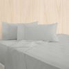 Bas Phillips Bamboo Cotton 400TC Bed Sheet Set w/Pillowcase Queen Silver