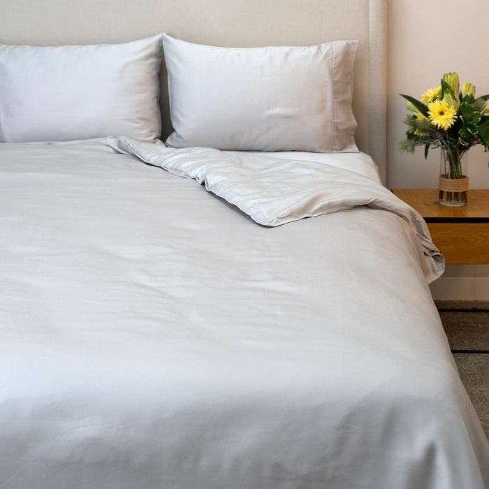 Protect-A-Bed Signature Tencel Quilt Cover Set - Silver - Single