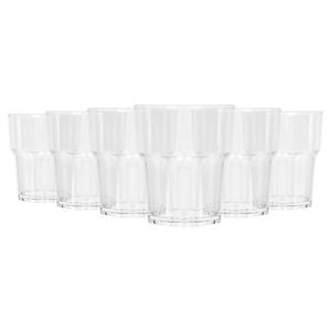 Argon Tableware Reusable Plastic Tumblers - 260ml - Pack of 6