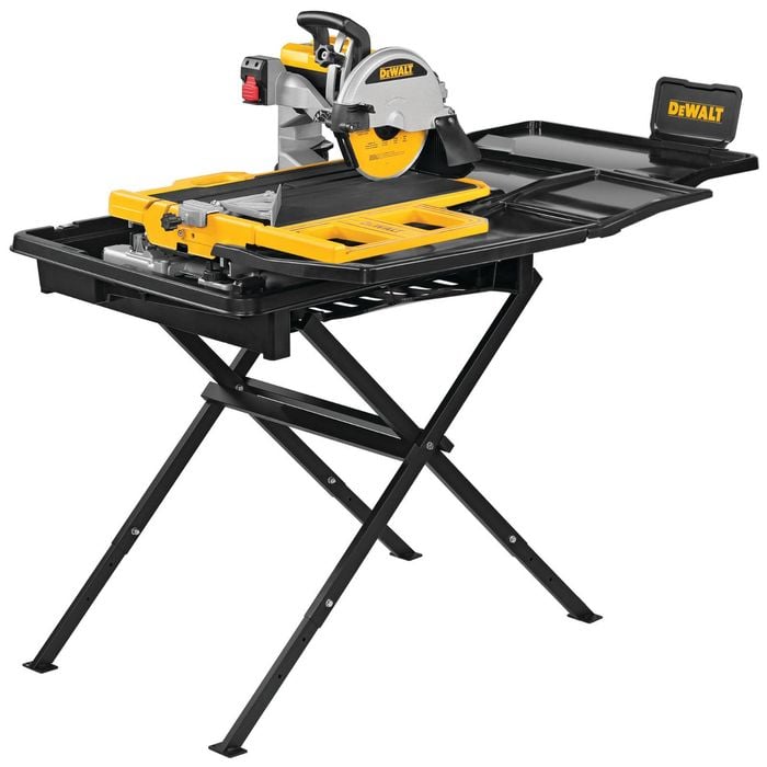 DeWalt 1600W 254mm (10") Wet Tile Saw and Stand - D36000-XE