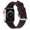 Embossing Silicone Sports Watch Band Strap - For Apple iWatch 38mm 40mm 41mm [42mm Series 10] (Plum)