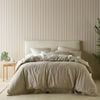 Bianca Acacia Quilt Cover Percale Cotton Sand - Queen Bed