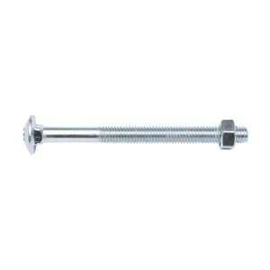 Zenith M8 x 150mm Zinc Plated Cup Head Bolt And Nut