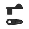 Rolltrak 9mm Black Flyscreen Clip Offset - 20 Pack