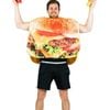 Hamburger With Cheese Adults Novelty Food Costume - One Size