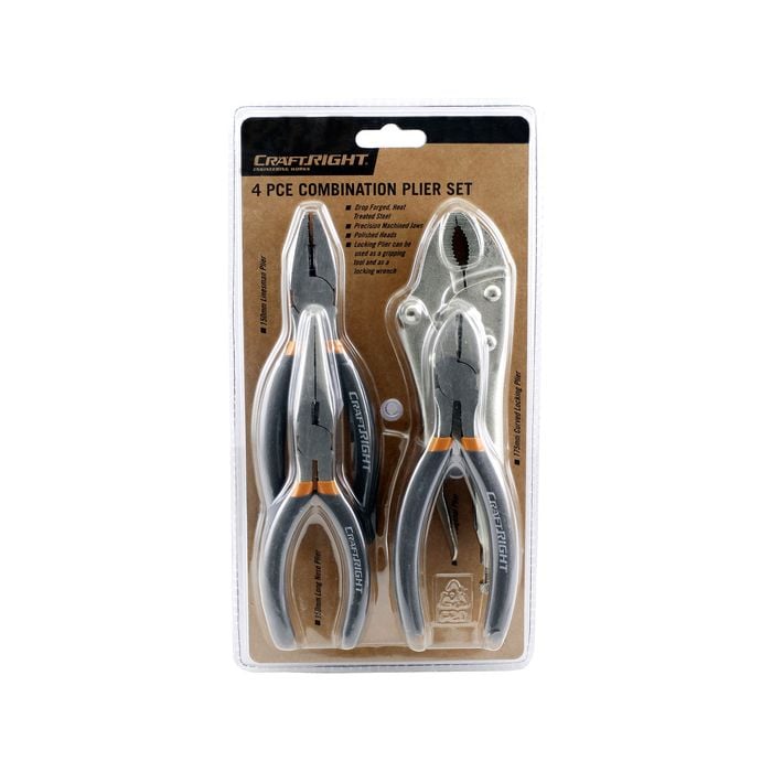 Craftright Pliers Set 4pc