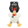 Paws N Claws Pet Fat Chook Soft Plush 28cm Toy w/ Built-In Squeaker