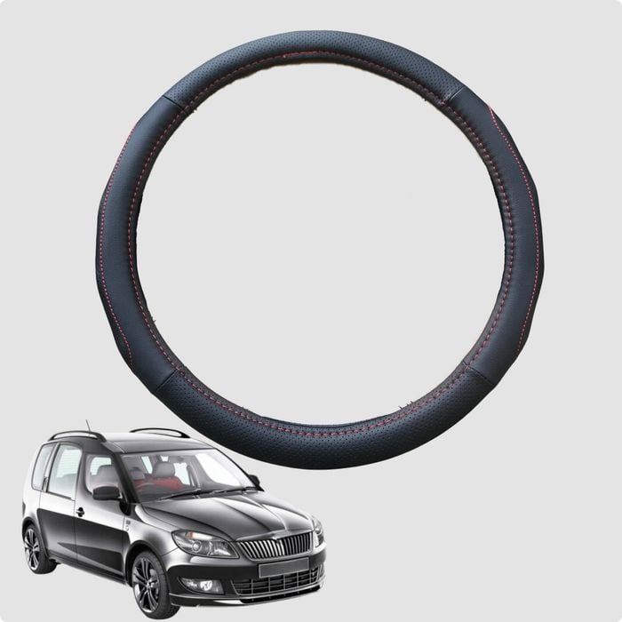 Steering Wheel Cover for Skoda Roomster 2006-2015 (5J) 38CM | Circle