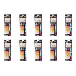 10x Tsunami 8 Red Hook Sabiki Rig - Iridescent Glo Head Flash and Beads Size 10