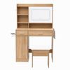 Artiss Dressing Table Charging Station LED Mirror Wood