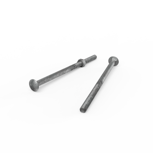 ZENITH M10 x 200mm Hot Dip Galvanised Cup Head Bolts & Nuts - Each
