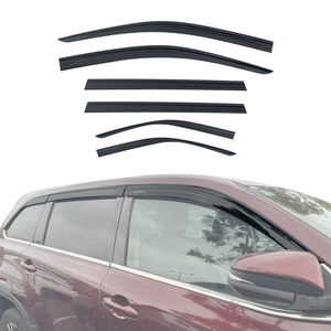 AUSGO Injection Weather Shields for Toyota Kluger 2013-2020 Weathershields Window Visors Wind Deflectors