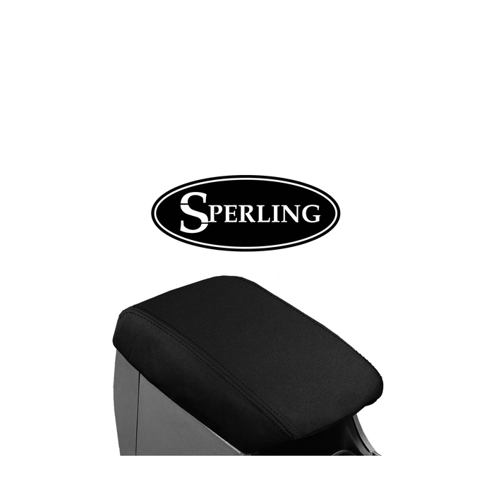 For Mitsubishi Triton Mv 2023-on Neoprene Console Lid Cover Armrest Cover Black