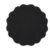 Casa Domani Banda Leather Look Placemat - 38cm Black
