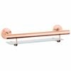evekare Rose Gold Bath Shelf Grab Rail