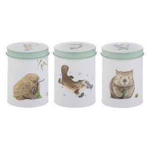 Ashdene Bush Buddies Set Of 3 Canisters