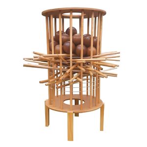 Wooden Mega Kerplunk with Balls
