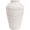 LVD Cement Urn Vase Home/Room Decor 35.5cm White Parga