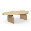 Arco Natural 130cm Oval Oak Coffee Table