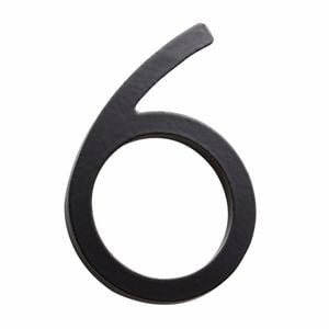 Sandleford 75mm Black Zone House Number 6
