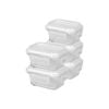 Harbour Housewares Glass Food Storage Containers with Lids - 150ml - Pack of 5