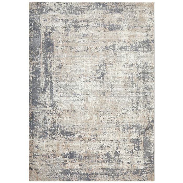 The Rug Connection Mondo Ceasar Mid Grey 400x300cm - Extra Extra Large Pet Friendly Indoor Floor Rug