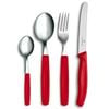 Victorinox 24 Piece Steak Knife Table Cutlery Set 24pc | Red