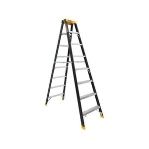 Gorilla 150kg Pro-Lite 8 Step Double Sided Fibreglass Ladder