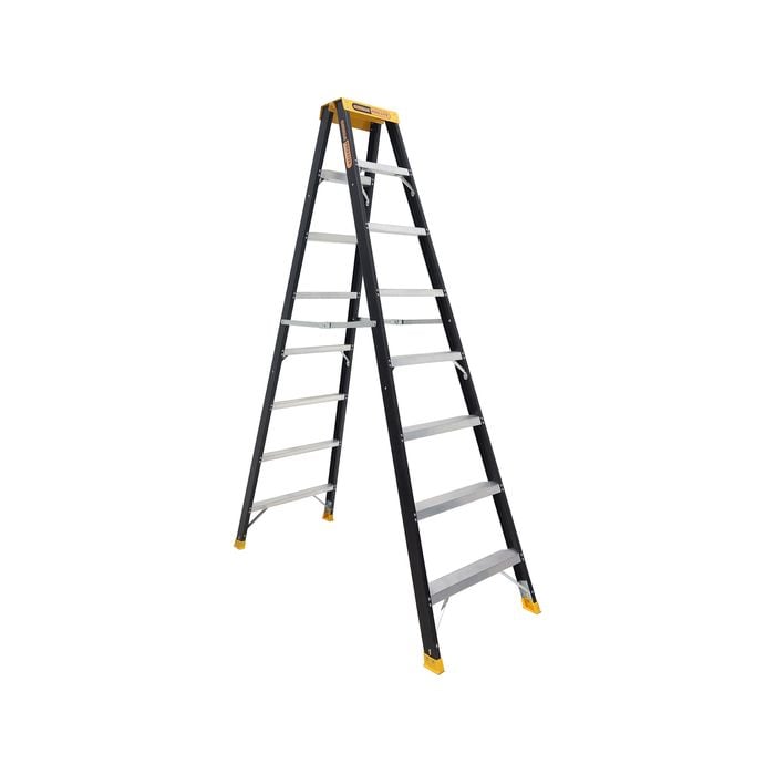 Gorilla 150kg Pro-Lite 8 Step Double Sided Fibreglass Ladder