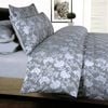 Accessorize Annabelle Grey Jacquard Quilt Cover Set Double