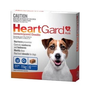 Heartgard 30 Plus Dog 0-11kg Blue 6pk WHGDPB6
