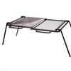 Wildtrak Foldable 58x46.5cm Flat Plate & Grill Camp Cooker - Black