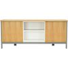 JARVY 186cm Sideboard Buffet Modern Furniture - Natural & Grey