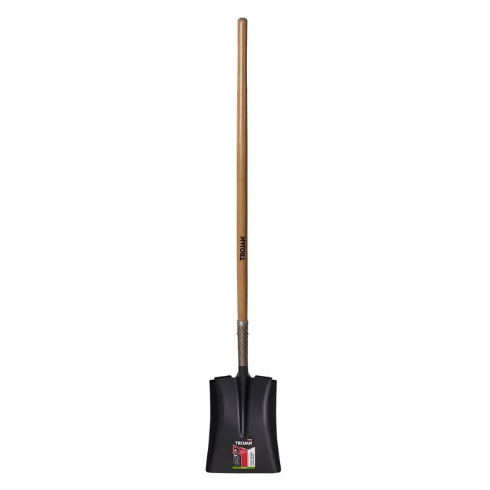 Trojan Square Mouth Shifting Shovel Timber Long Handle 